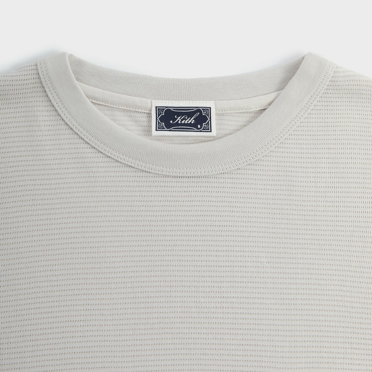 Kith Pointelle Mesh Leonard Pocket Tee - Concrete | Kith Concrete
