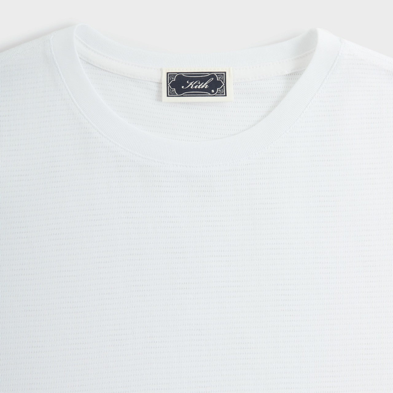Kith Pointelle Mesh Heathrow Tee - White | Kith White