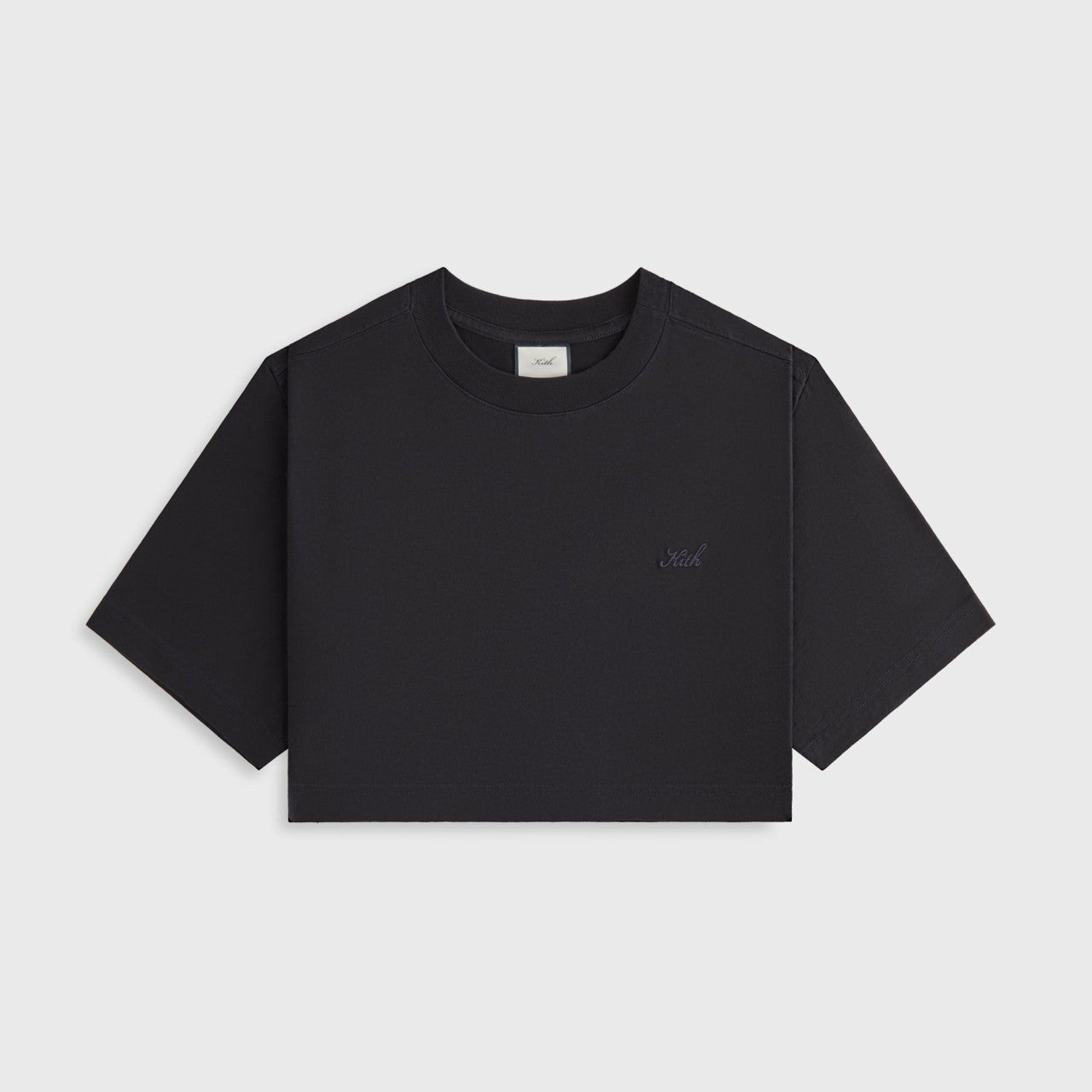 Kith Women Fei Cropped Tee - Black | Kith Black