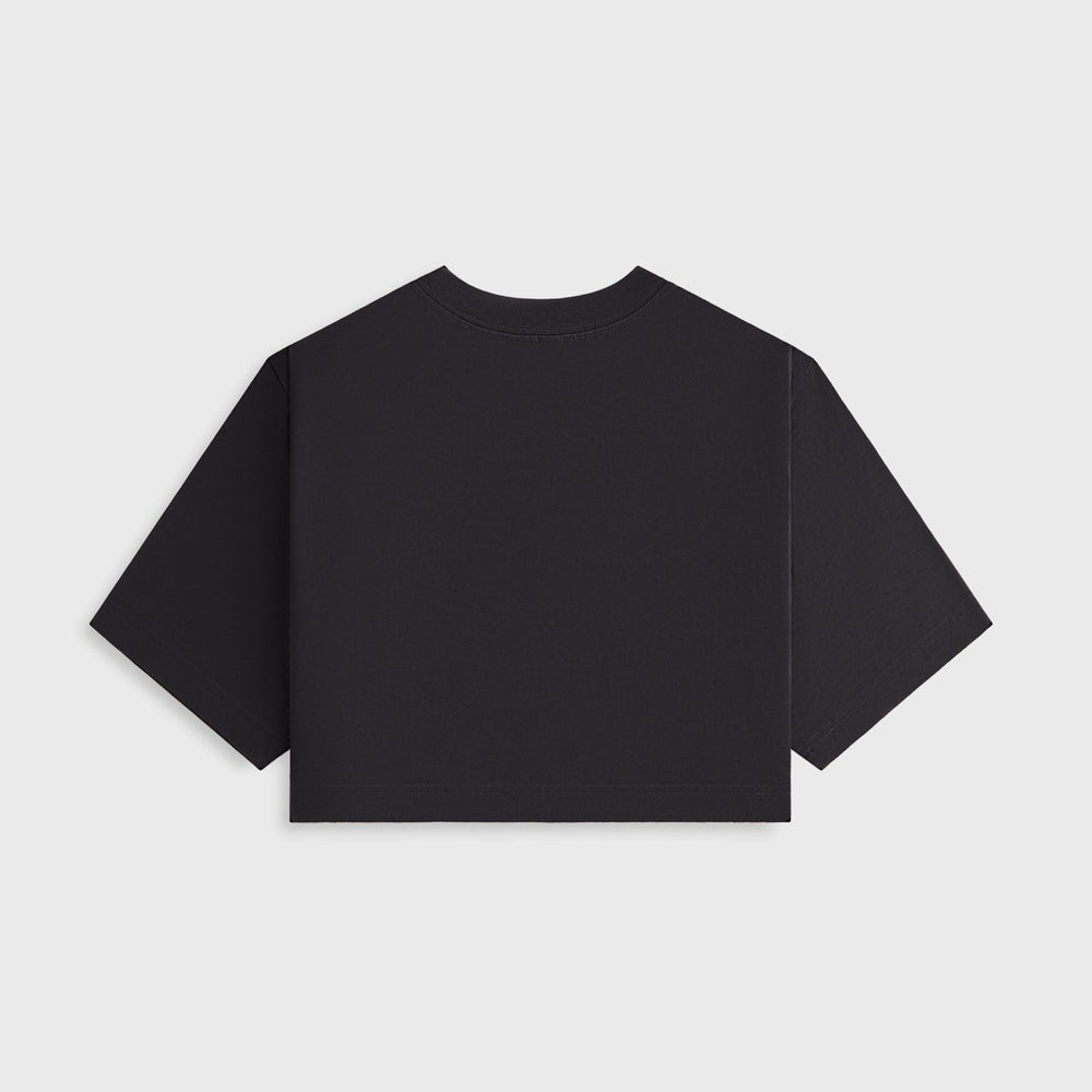 Kith Women Fei Cropped Tee - Black | Kith Black