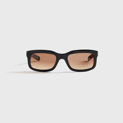 Flatlist Palmer Sunglasses - Solid Black / Brown Gradient Lens | Kith Solid Black / Brown Gradient Lens