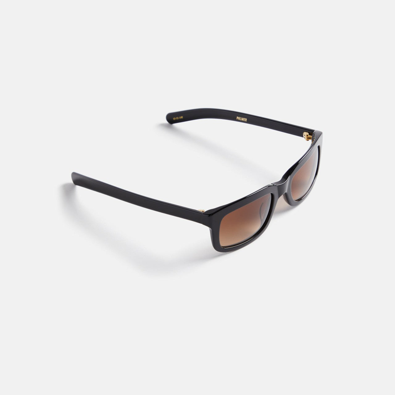 Flatlist Palmer Sunglasses - Solid Black / Brown Gradient Lens | Kith Solid Black / Brown Gradient Lens