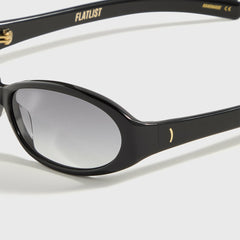 Flatlist Opel Sunglasses - Solid Black / Solid Black Lens | Kith Solid Black / Solid Black Lens