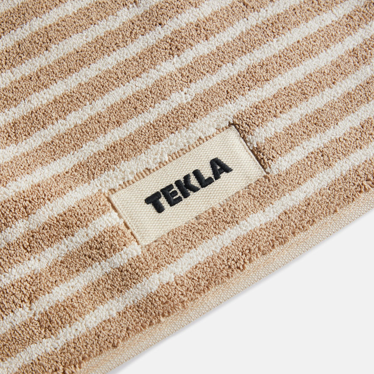Tekla Bath Mat - Ivory Stripes | Kith Ivory Stripes