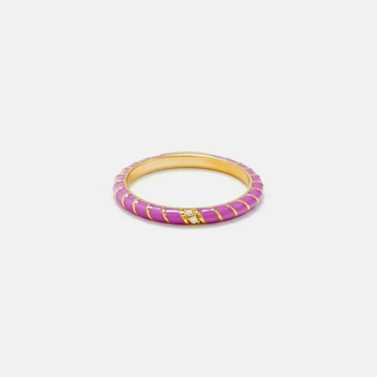 Yvonne Leon Alliance Mini Torsade Couleur - Violet | Kith Violet