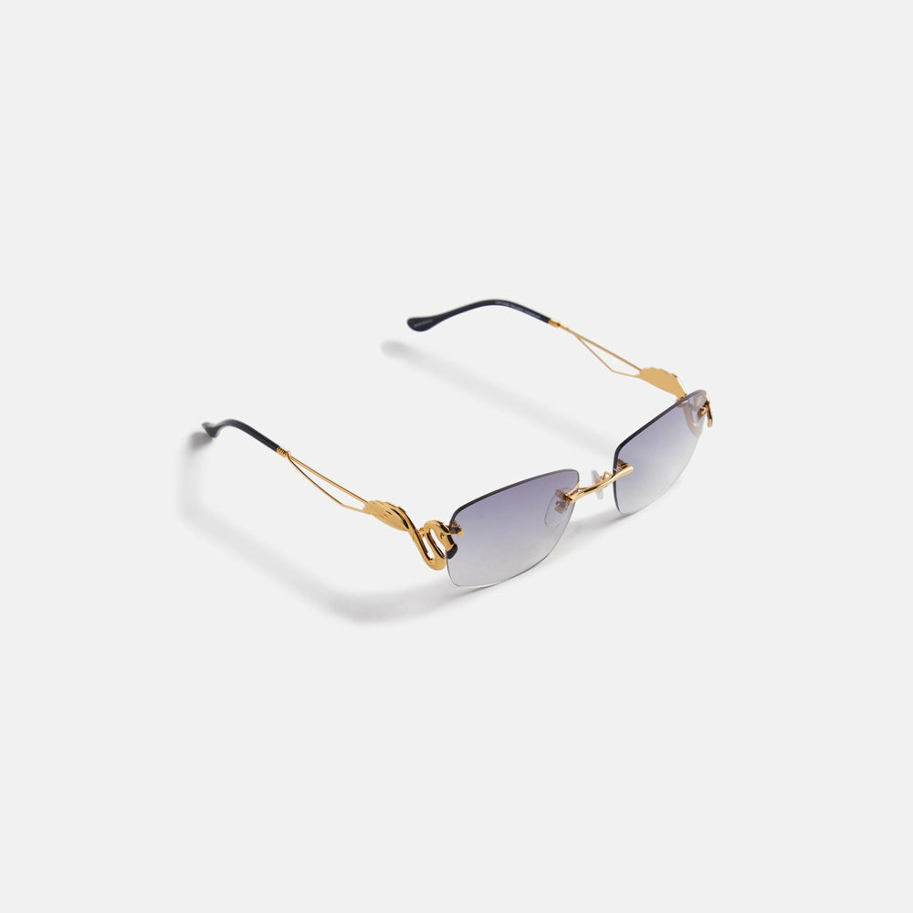 Vintage Frames Flamingo 24Kt Yellow Gold - Asphalt Gradient | Kith Asphalt Gradient