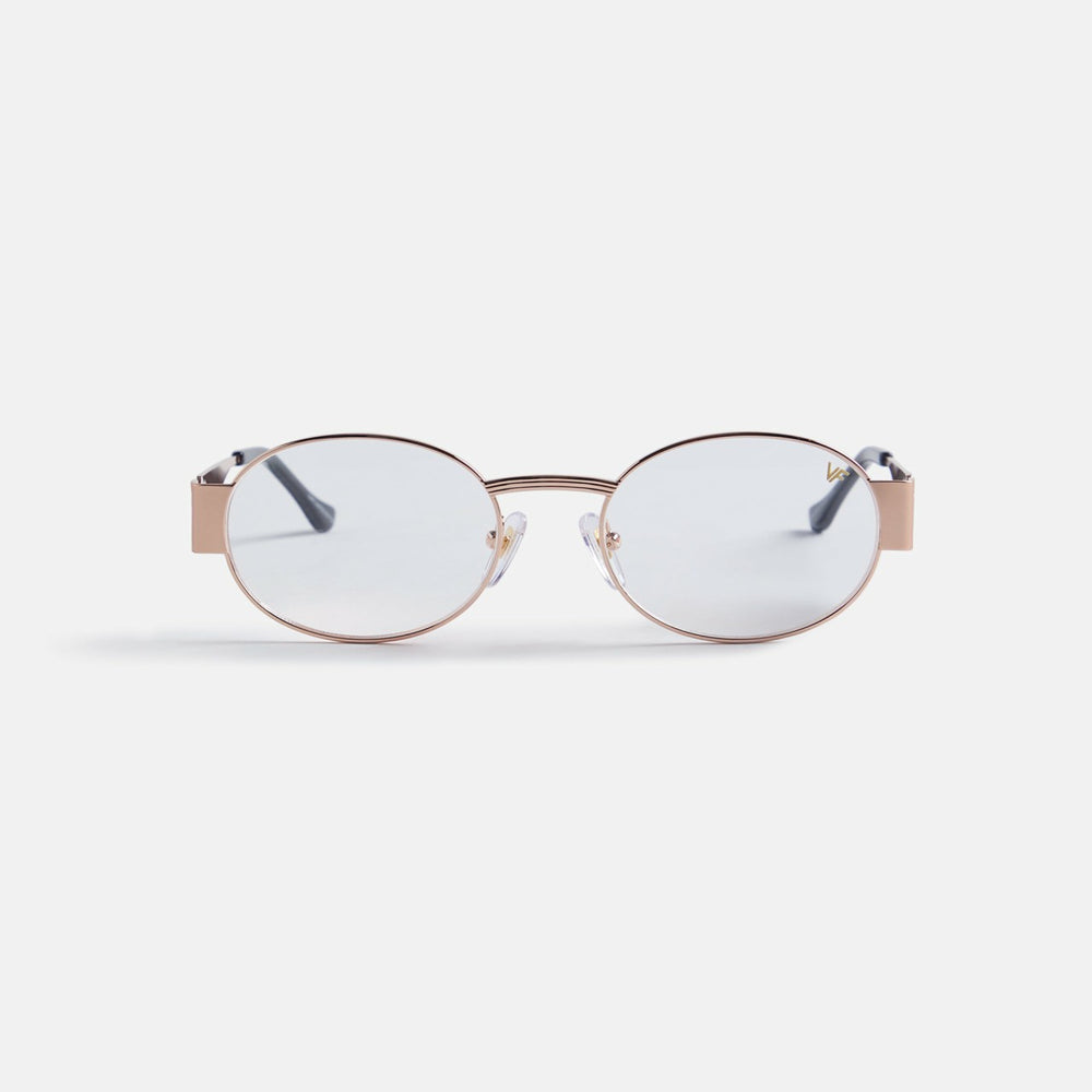 Vintage Frames Cypher - Rose Gold / Clear | Kith Rose Gold / Clear