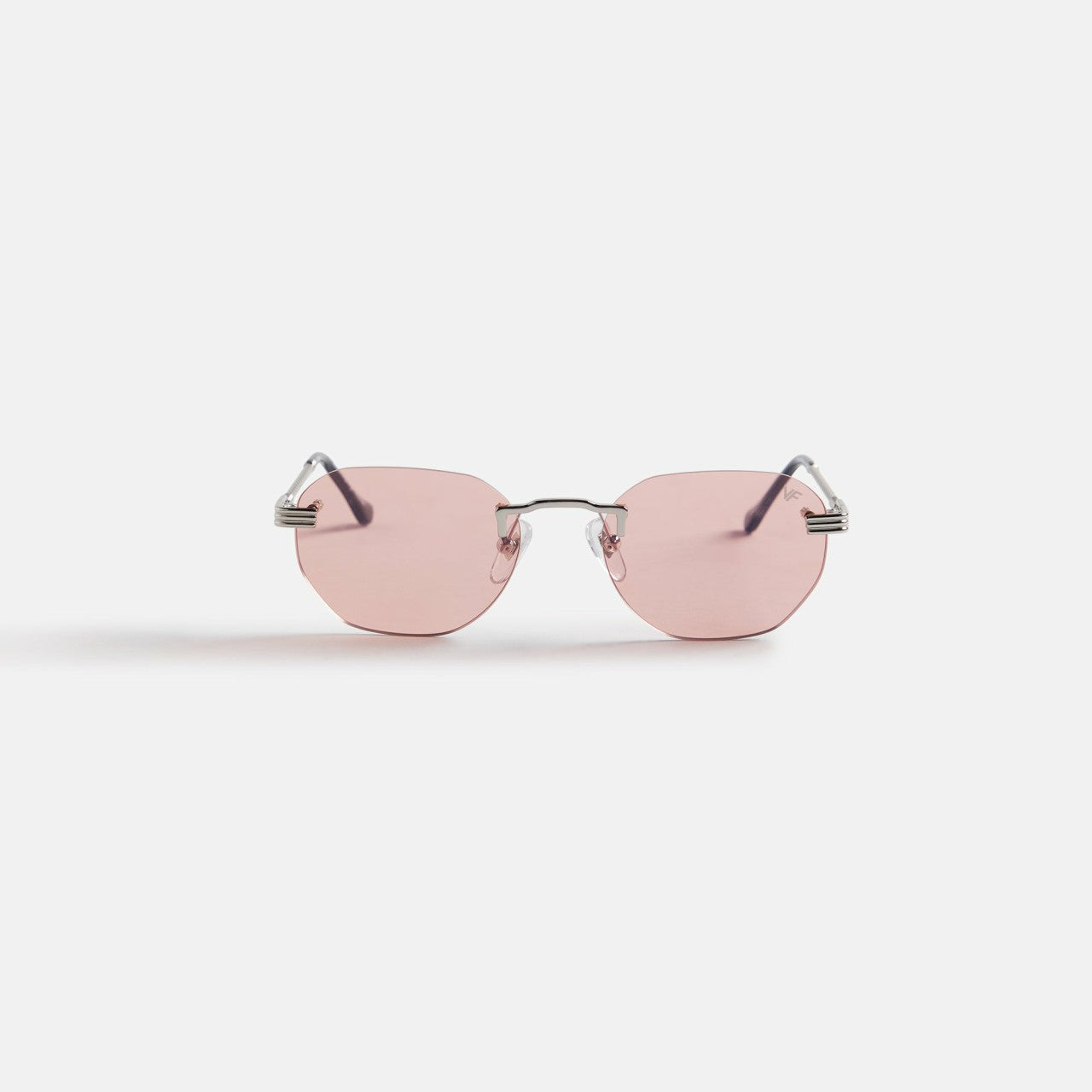 Vintage Frames Detroit Player Drill Mount 24Kt White Gold - Blossom Pi | Kith Blossom Pink