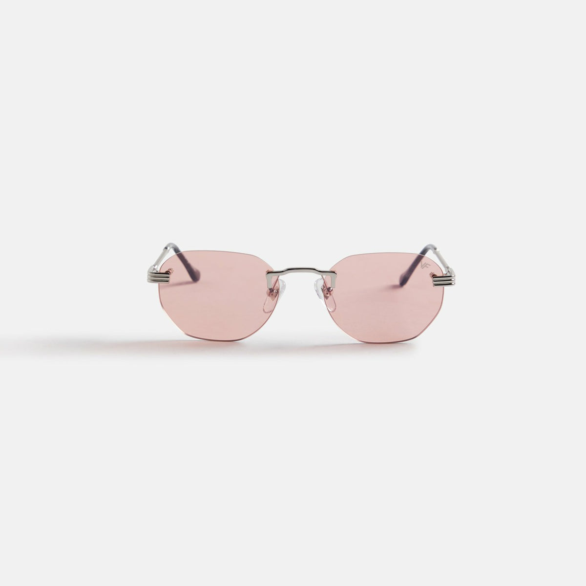 Vintage Frames Detroit Player Drill Mount 24Kt White Gold - Blossom Pi | Kith Blossom Pink