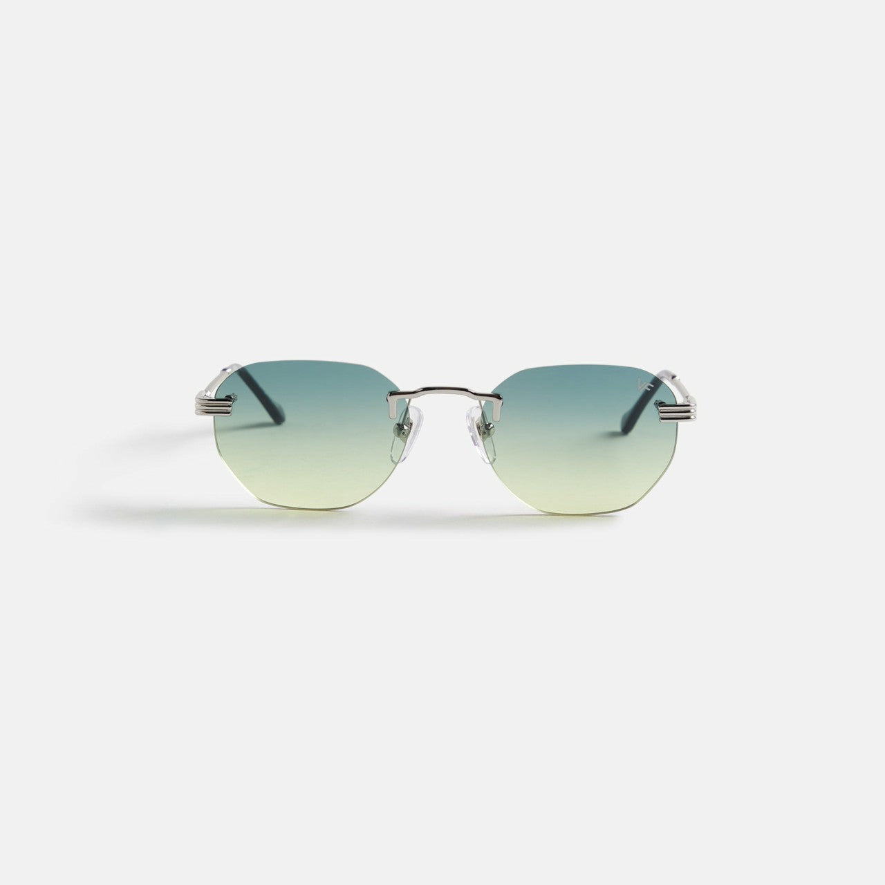 Vintage Frames Detroit Player Drill Mount 24Kt White Gold - Green / Ye | Kith Green / Yellow