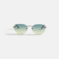 Vintage Frames Detroit Player Drill Mount 24Kt White Gold - Green / Ye | Kith Green / Yellow