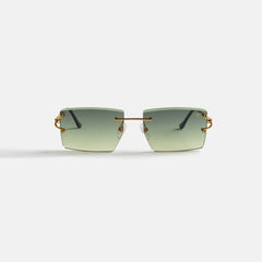 Vintage Frames Icon 24Kt Yellow Gold - Green / Yellow Gradient | Kith Green / Yellow Gradient