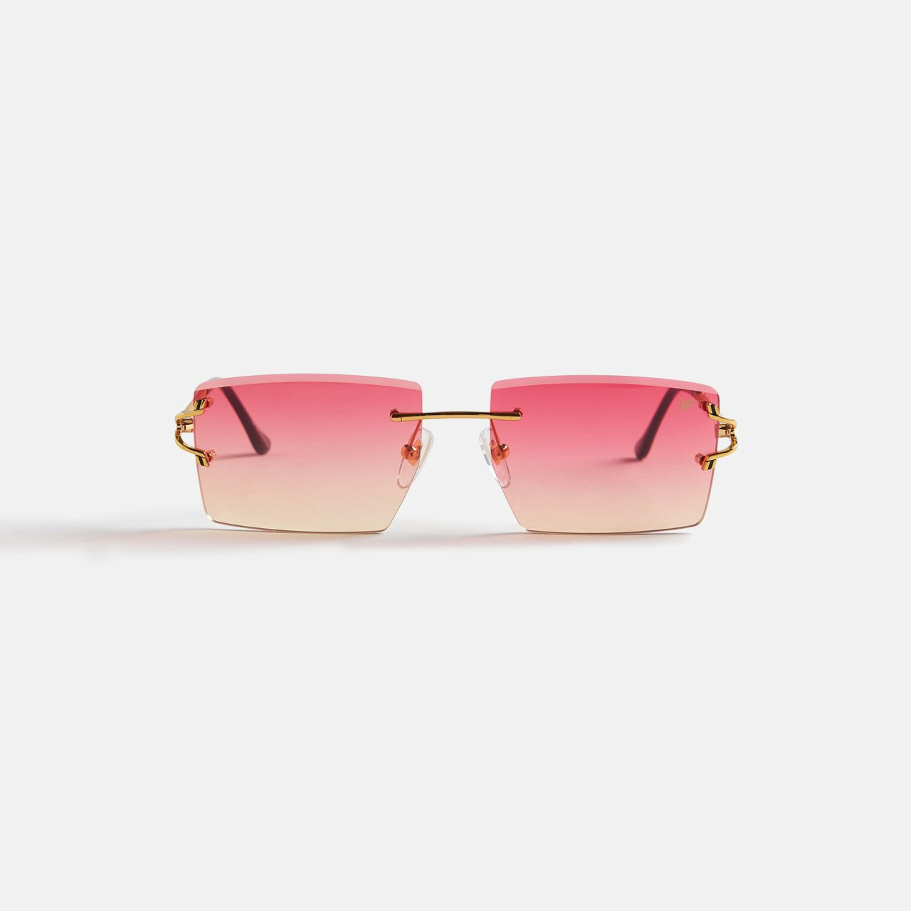 Vintage Frames Icon 24KT Yellow Gold - Lychee Gradient | Kith Lychee Gradient