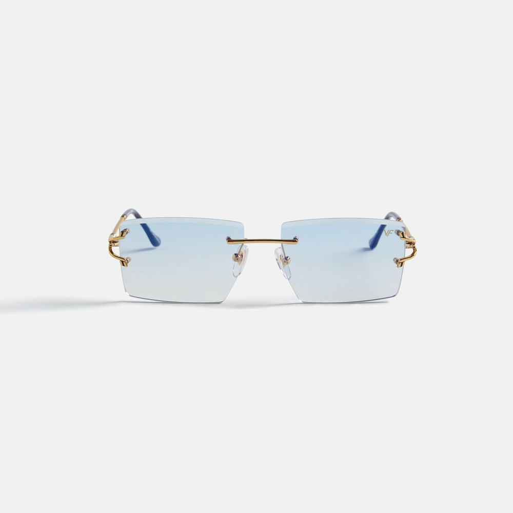 Vintage Frames Icon 24KT Yellow Gold - Sky Blue Gradient | Kith Sky Blue Gradient