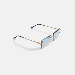 Vintage Frames Icon 24KT Yellow Gold - Sky Blue Gradient | Kith Sky Blue Gradient