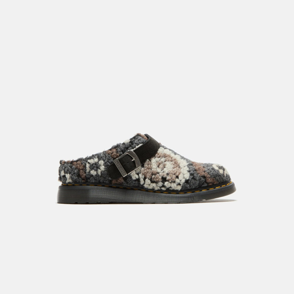 Dr. Martens Isham Mules - Black Mix Crochet Wool | Kith Black Mix Crochet Wool