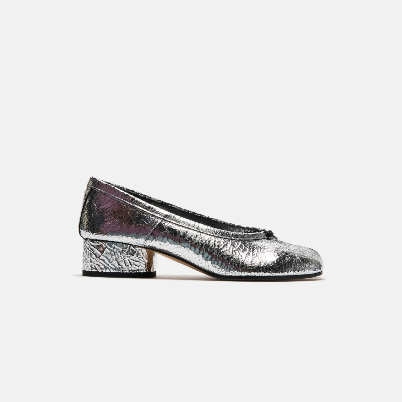 Maison Margiela Tabi New Ballerina Flats - Broken Mirror Silver | Kith Broken Mirror Silver
