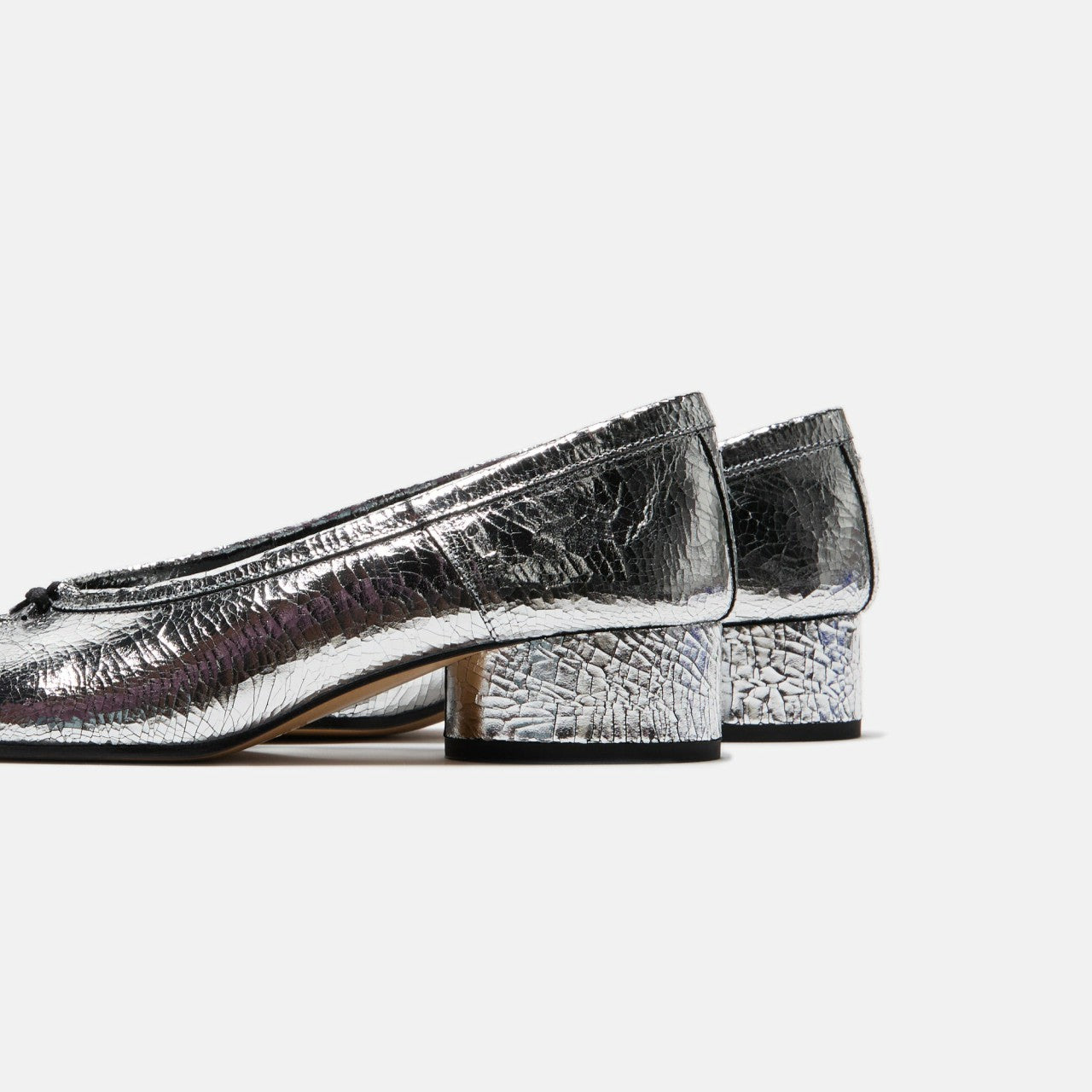 Maison Margiela Tabi New Ballerina Flats - Broken Mirror Silver | Kith Broken Mirror Silver