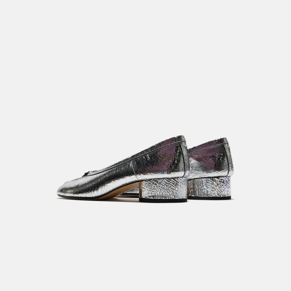 Maison Margiela Tabi New Ballerina Flats - Broken Mirror Silver | Kith Broken Mirror Silver