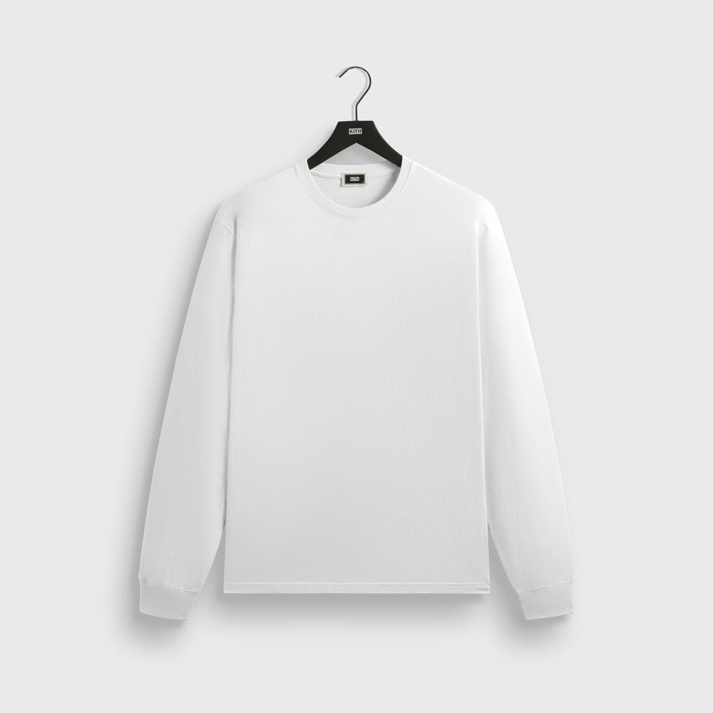 Kith Long Sleeve Vintage Tee - White | Kith White