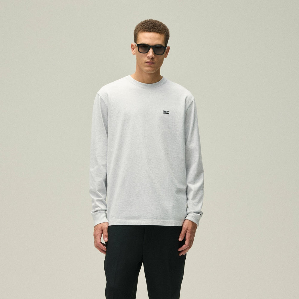Kith Long Sleeve LAX Tee - Light Heather Grey | Kith Light Heather Grey