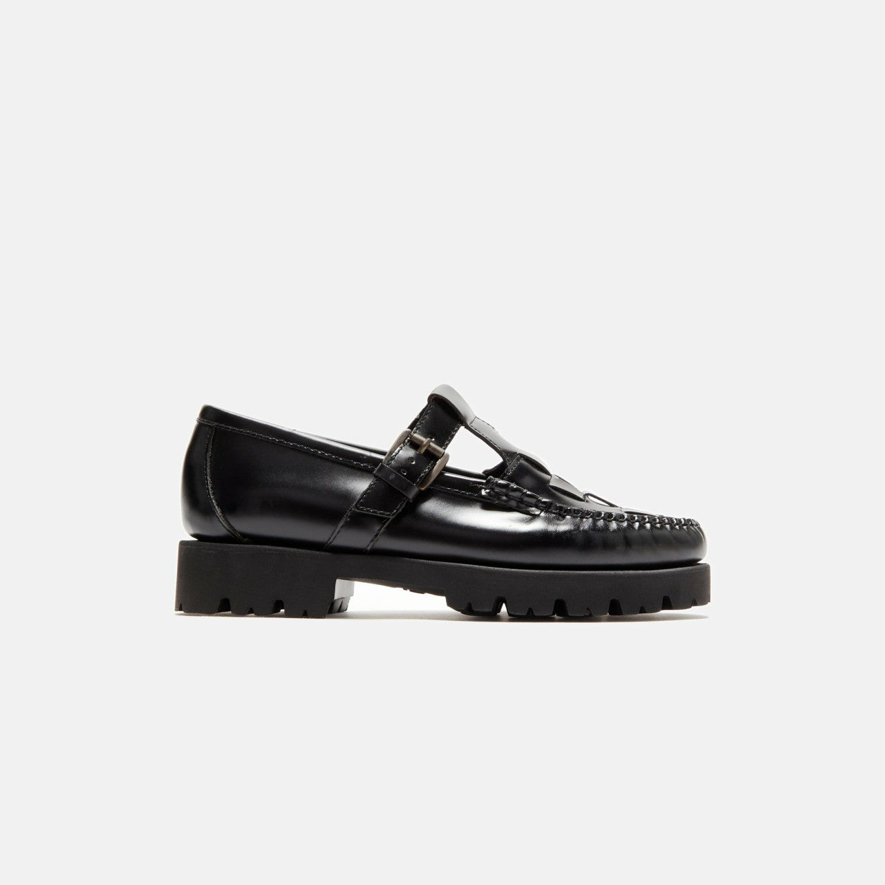G.H. Bass Mary Jane Fisherman - Black | Kith Black