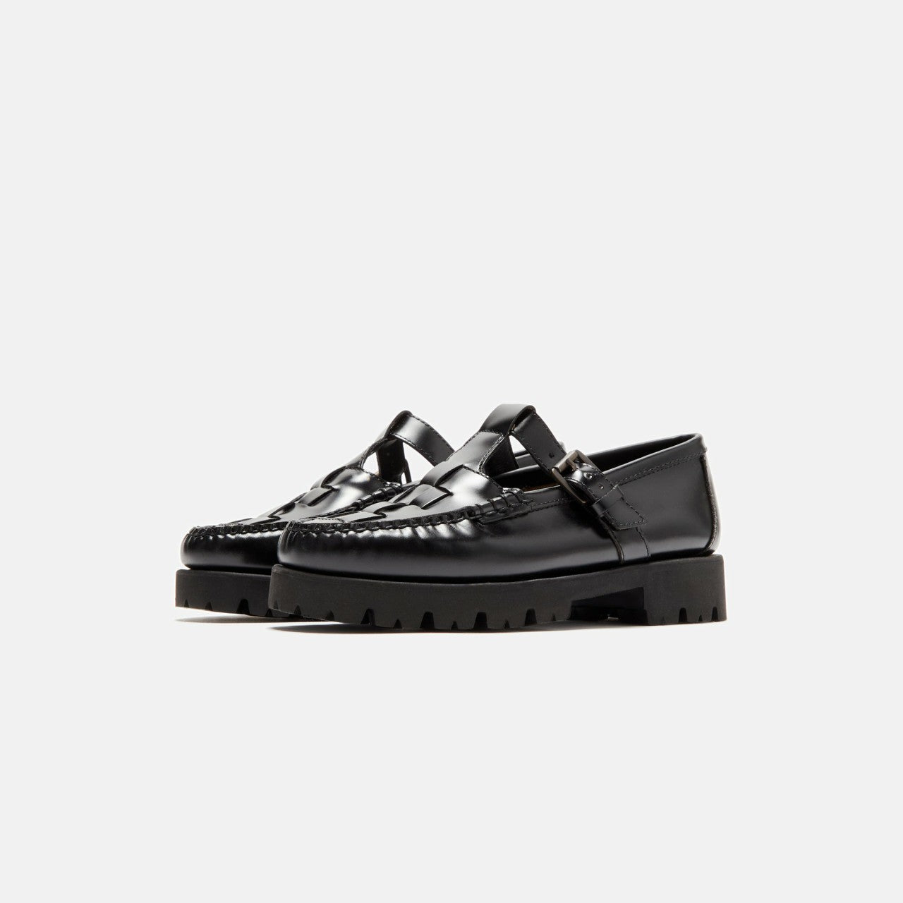 G.H. Bass Mary Jane Fisherman - Black | Kith Black