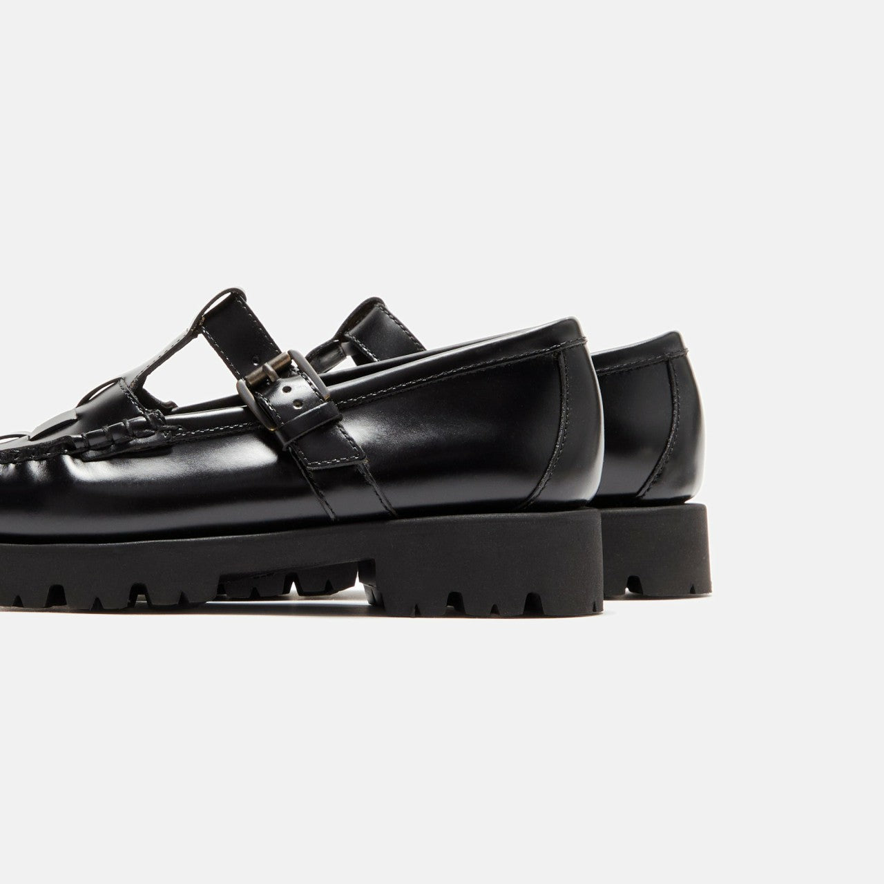 G.H. Bass Mary Jane Fisherman - Black | Kith Black