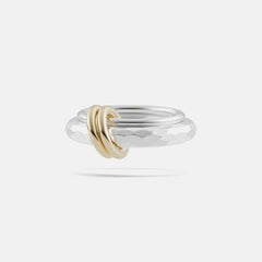 Spinelli Kilcollin Agon Vulcan Ring - Silver / Gold | Kith Silver / Gold