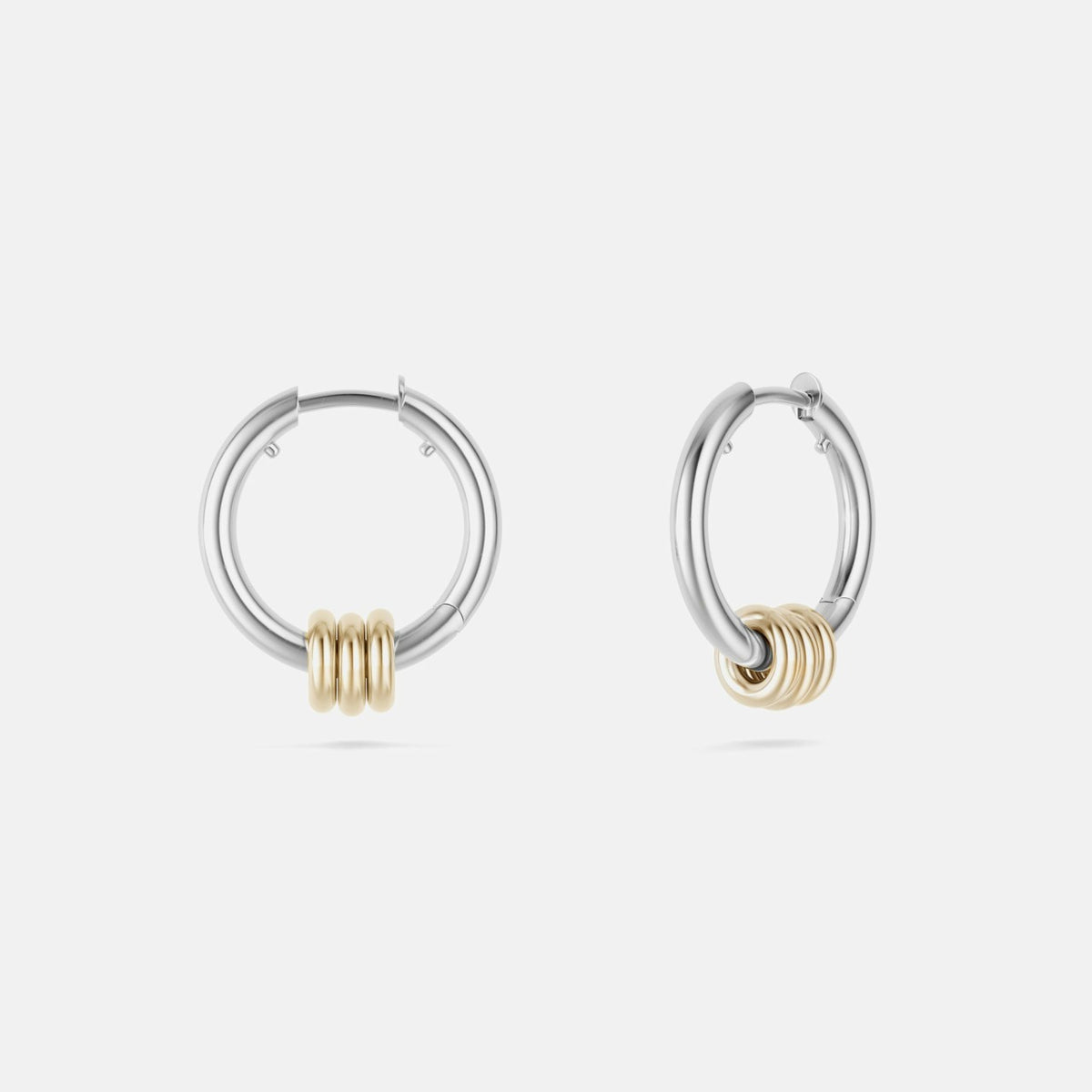 Spinelli Kilcollin Nevine Hoops - Silver / Gold | Kith Silver / Gold