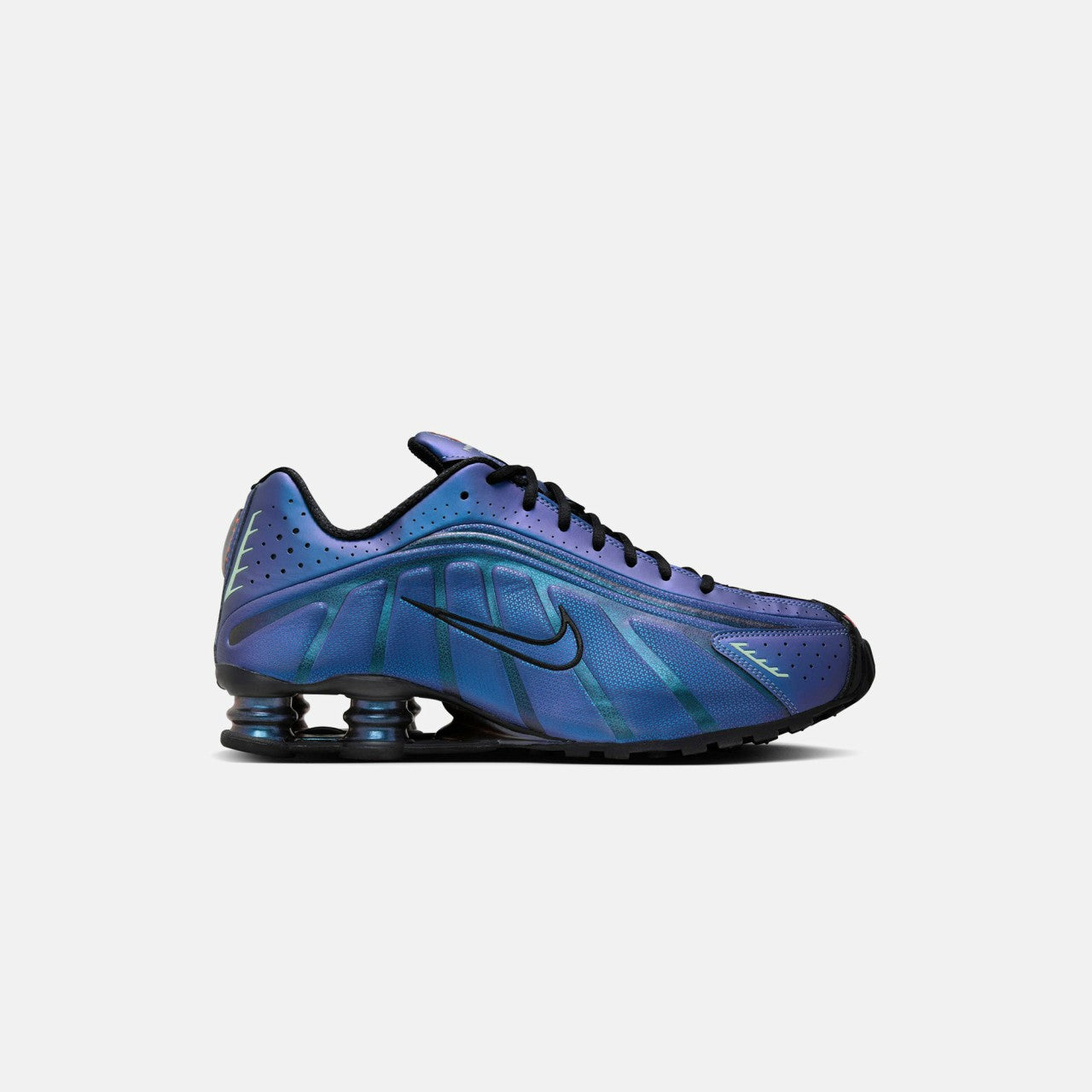 Nike Shox R4 - Black / Hot Punch | Kith Black / Hot Punch