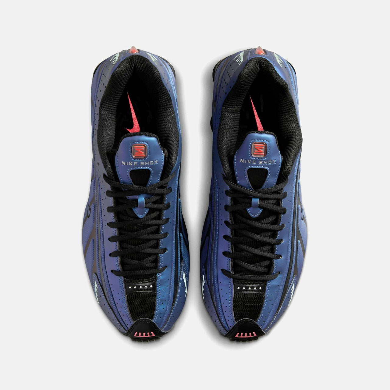 Nike Shox R4 - Black / Hot Punch | Kith Black / Hot Punch