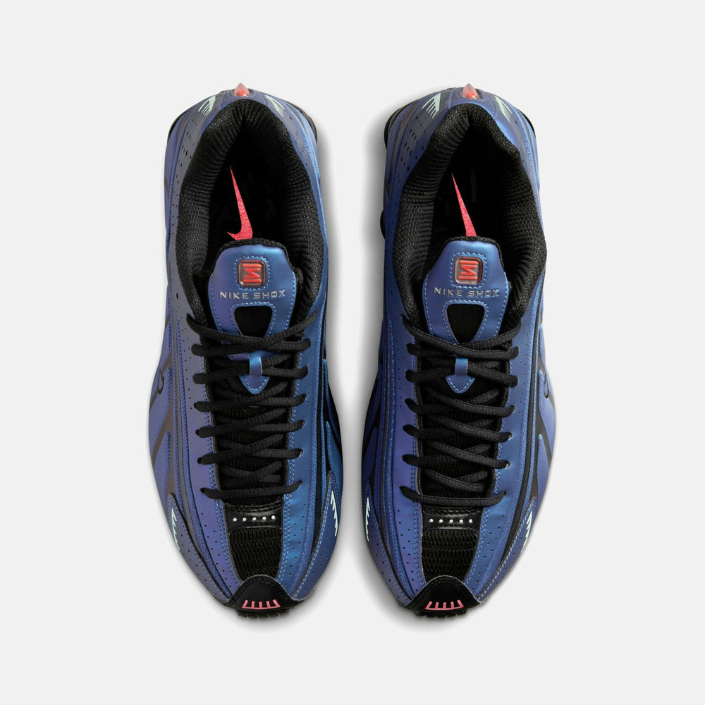 Nike Shox R4 - Black / Hot Punch | Kith Black / Hot Punch