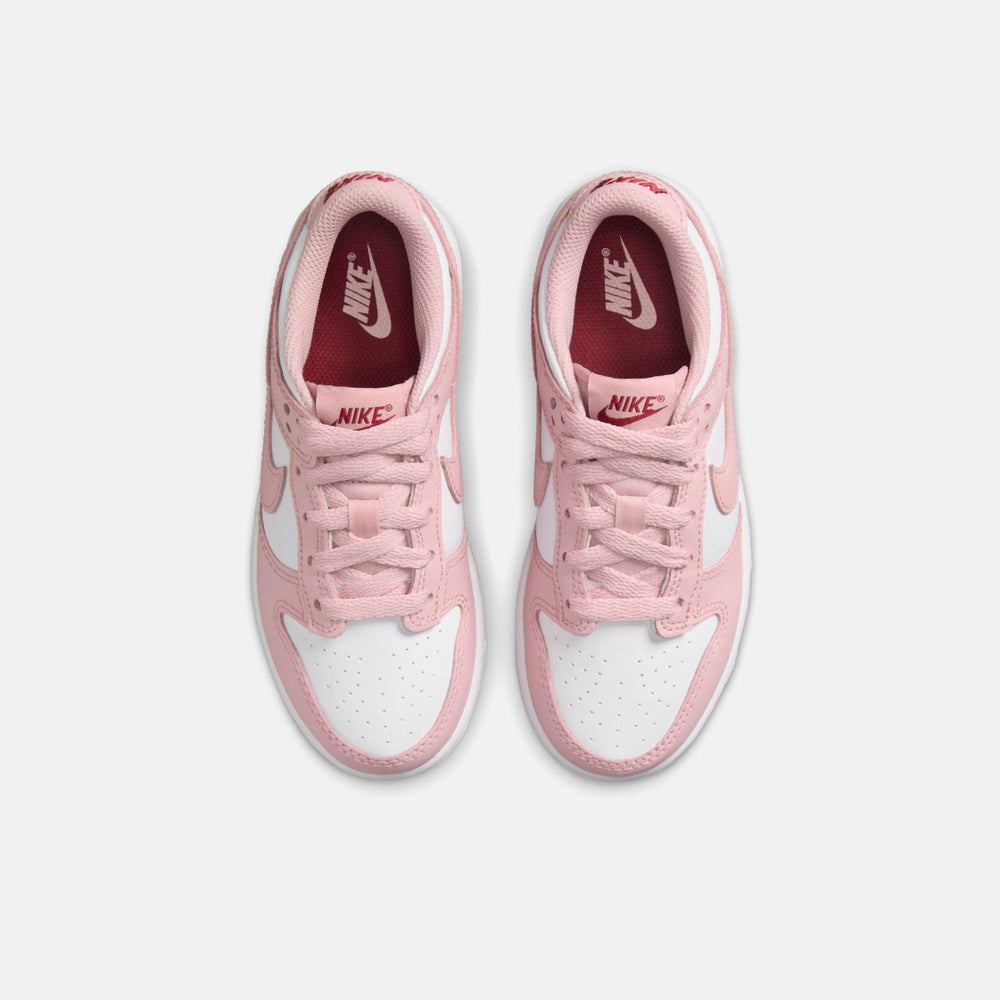 Nike PS Dunk Low - White / Pomegranate / Pink Glaze | Kith White / Pomegranate / Pink Glaze