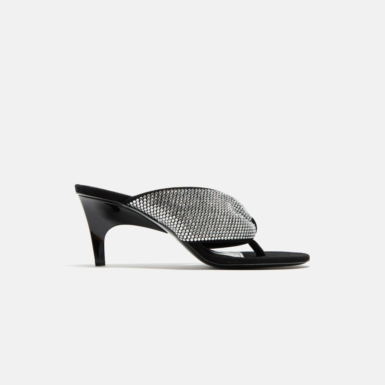 The Attico Rem 60mm Sandal - Silver / Black | Kith Silver / Black