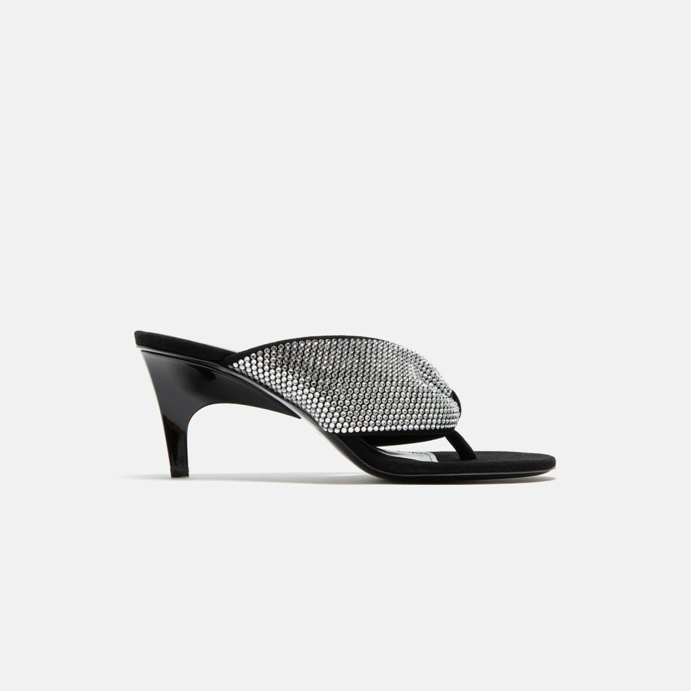 The Attico Rem 60mm Sandal - Silver / Black | Kith Silver / Black
