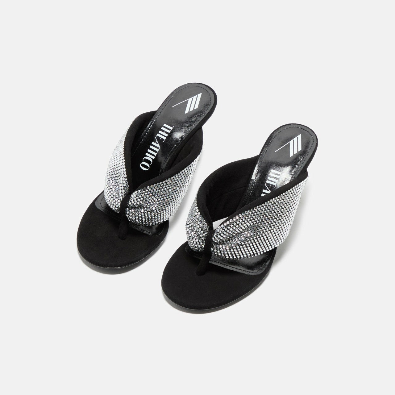 The Attico Rem 60mm Sandal - Silver / Black | Kith Silver / Black