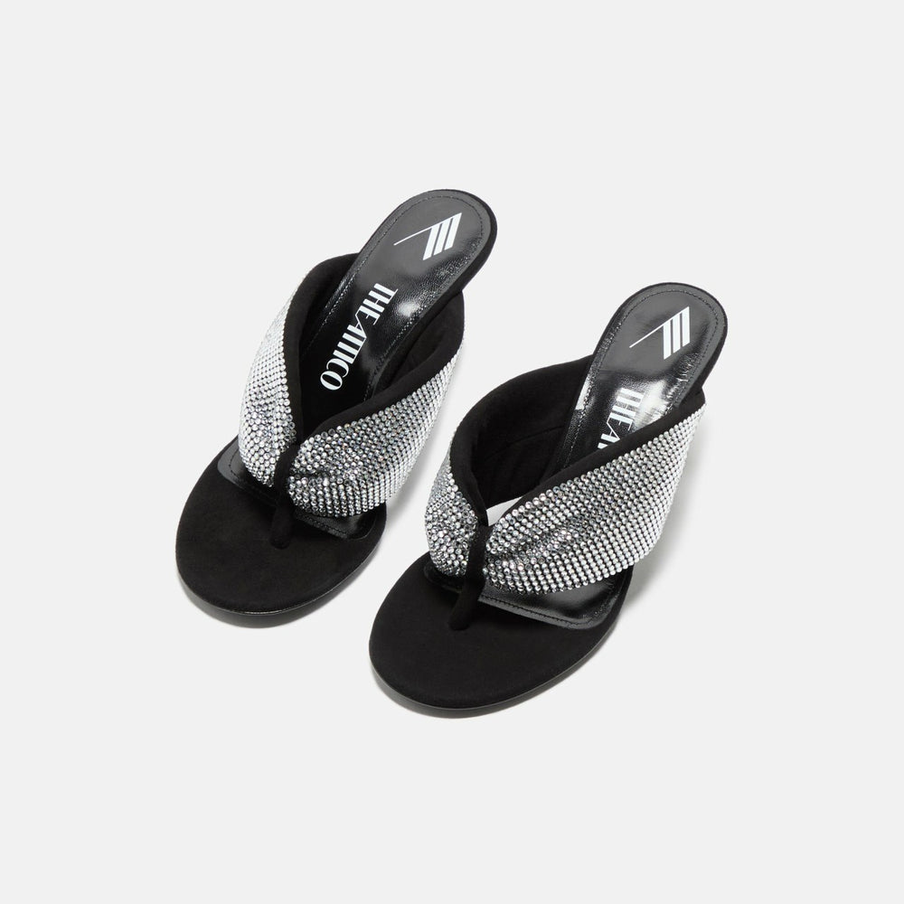 The Attico Rem 60mm Sandal - Silver / Black | Kith Silver / Black