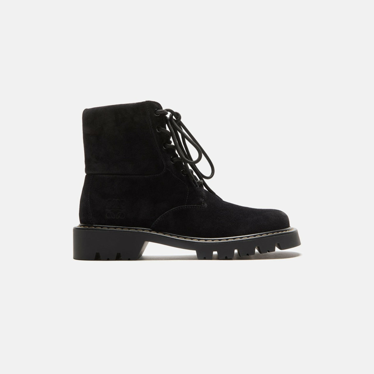 Loewe Sierra Combat Ankle Boot - Black / Medium Tabacco | Kith Black / Medium Tabacco