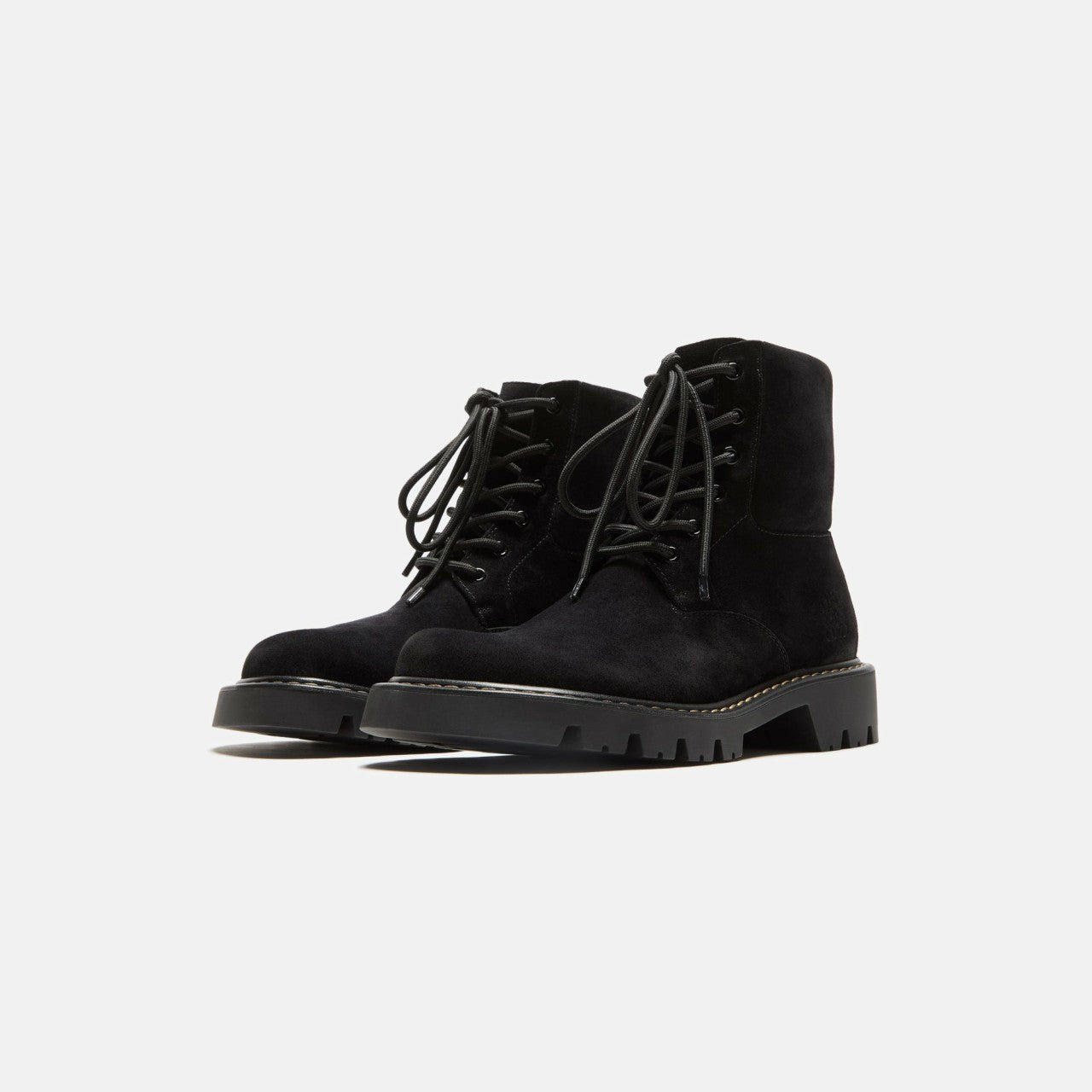 Loewe Sierra Combat Ankle Boot - Black / Medium Tabacco | Kith Black / Medium Tabacco