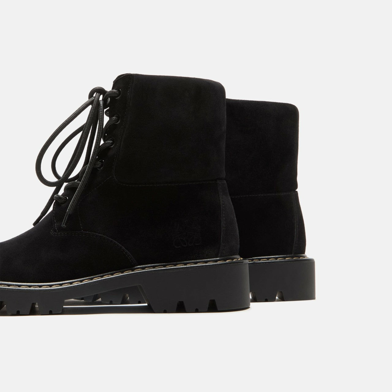 Loewe Sierra Combat Ankle Boot - Black / Medium Tabacco | Kith Black / Medium Tabacco