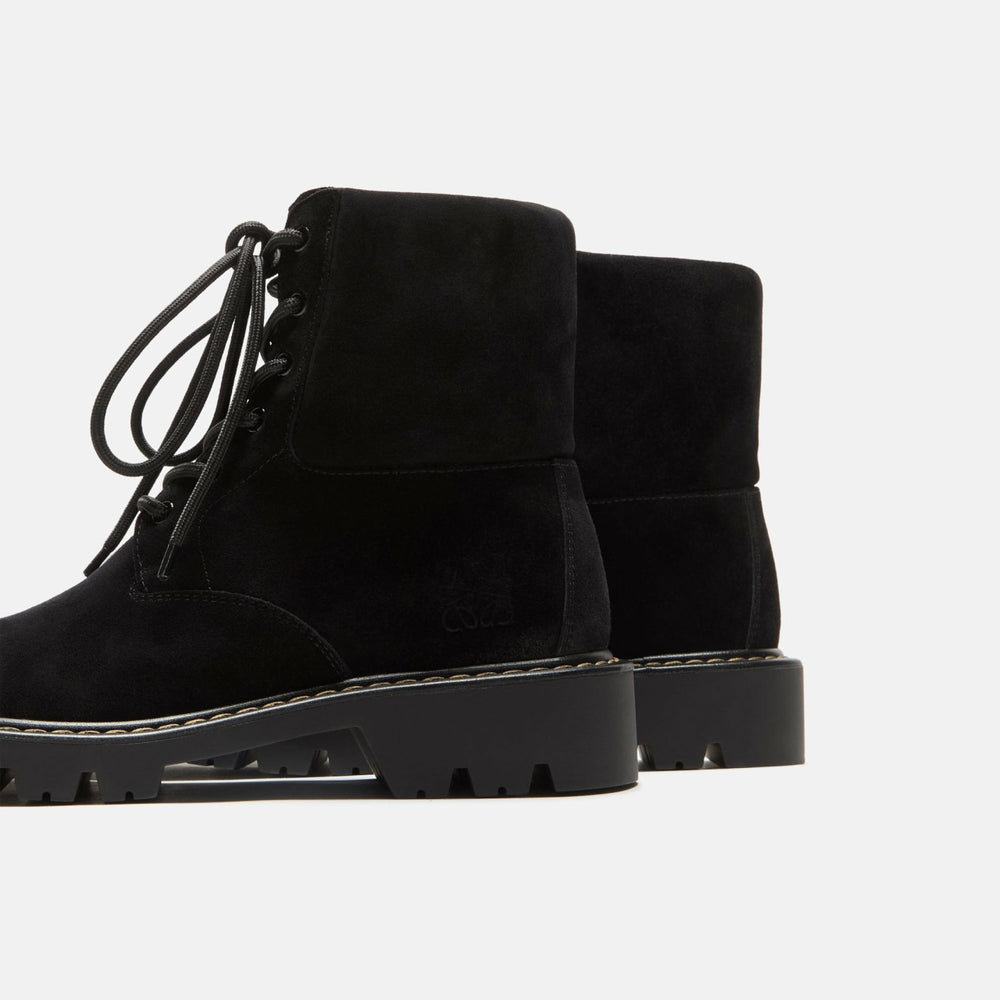 Loewe Sierra Combat Ankle Boot - Black / Medium Tabacco | Kith Black / Medium Tabacco