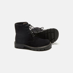 Loewe Sierra Combat Ankle Boot - Black / Medium Tabacco | Kith Black / Medium Tabacco