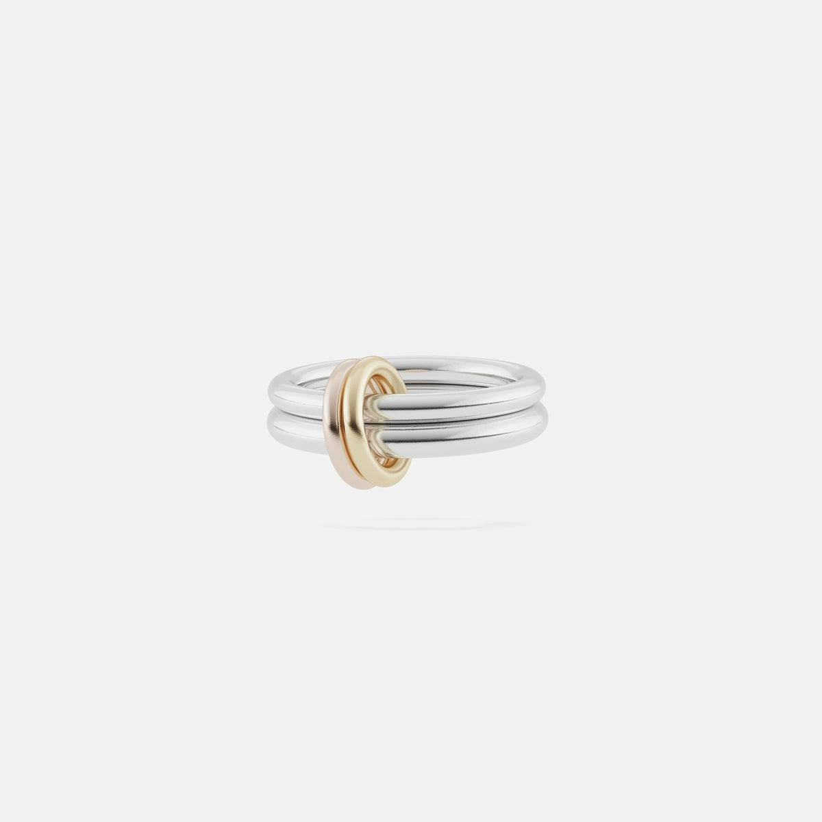 Spinelli Kilcollin Calliope 2 Link Ring - Silver / Rose / Yellow Gold | Kith Silver / Rose / Yellow Gold