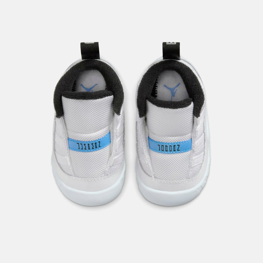 Jordan Crib Bootie Air Jordan 11 Retro - White / Legend Blue / Black | Kith White / Legend Blue / Black
