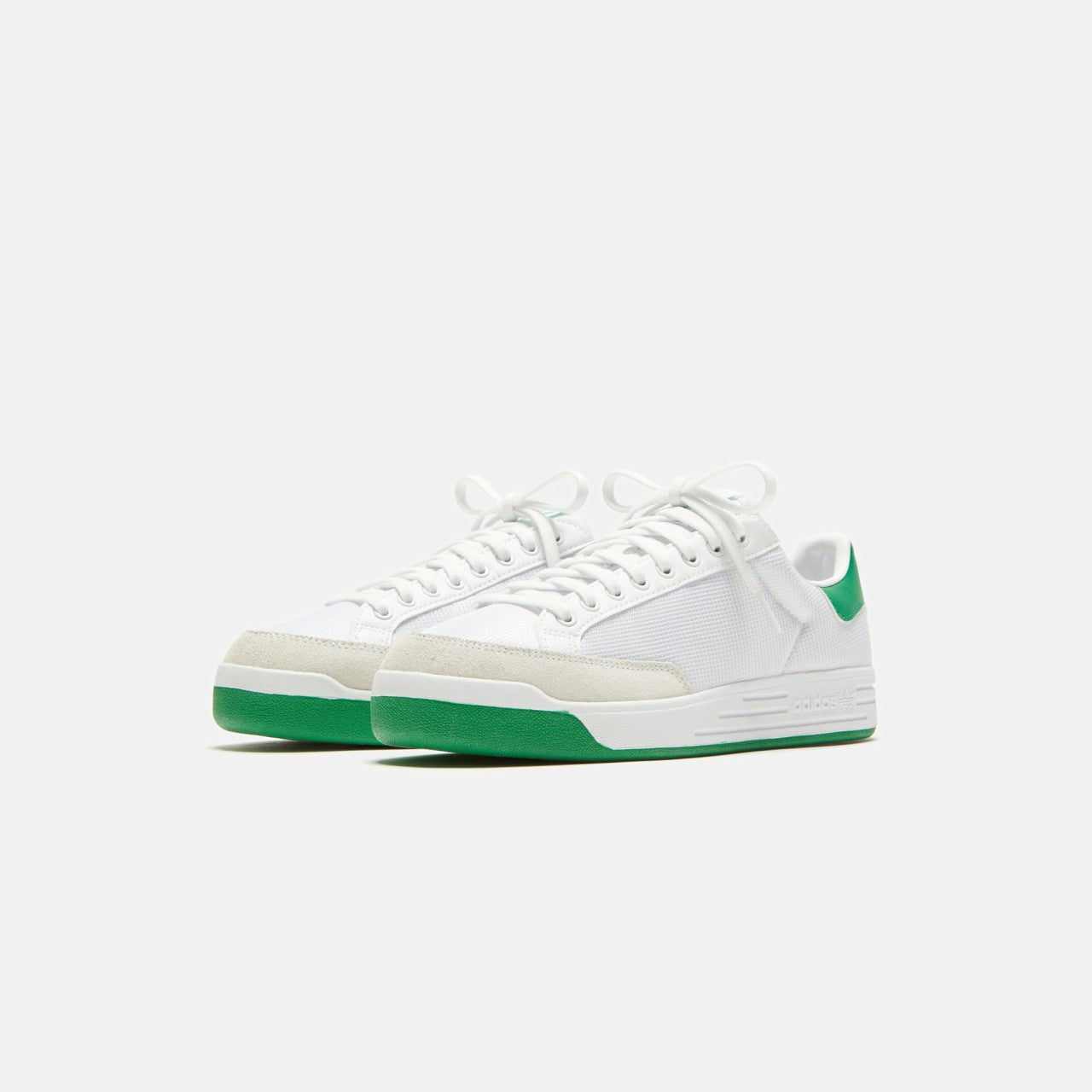 adidas Rod Laver - White / White / Green | Kith White / White / Green