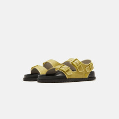 Birkenstock Milano Raffia - Luxe Golden Olive | Kith Luxe Golden Olive