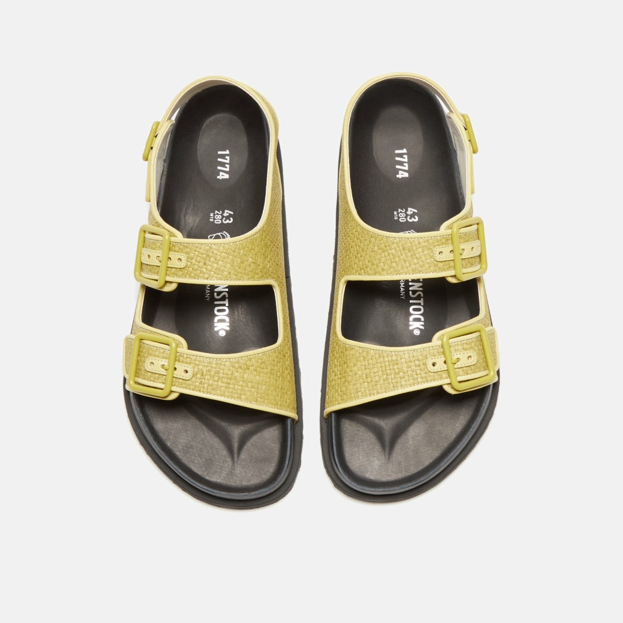 Birkenstock Milano Raffia - Luxe Golden Olive | Kith Luxe Golden Olive