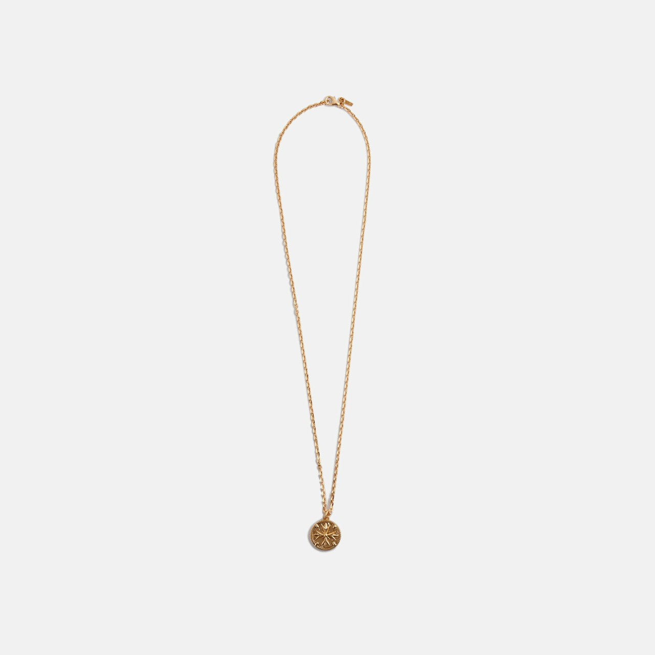 Emanuele Bicocchi Lily Coin Pendant Necklace Large - Gold | Kith Gold