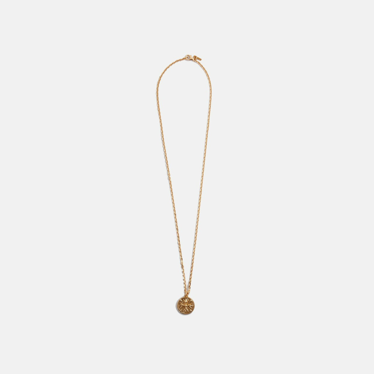 Emanuele Bicocchi Lily Coin Pendant Necklace Large - Gold | Kith Gold